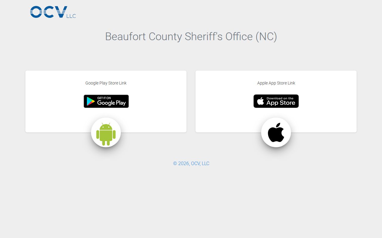 Official Beaufort County Sheriff's Office mobile app share page
