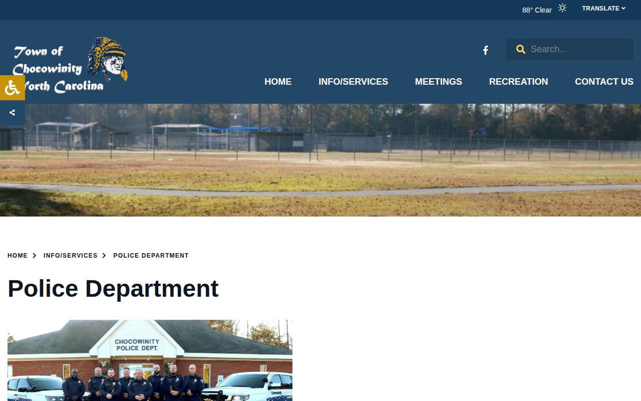 Chocowinity Police Department source for Chocowinity recent arrest reports